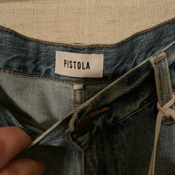 Pistola Presley High Rise Relaxed Roller Jeans Size 30 - Picture 7 of 8